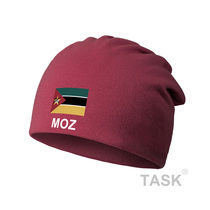 Mozambique Mozambique Country Football Thin Sleeping Pile Hat Men and women Warm Sports Setting no boundaries