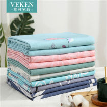 Vico cotton encrypted thick old coarse cloth sheets single cotton linen single double linen student bed