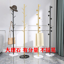 Nordic coat rack bedroom simple household drying rack floor flat modern single pole storage hanger hanger bag rack