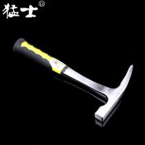 Mace exploration hammer mountaineering outdoor mining exploration tools geological hammer tip geological hammer chicken mouth exploration hammer