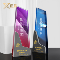 Marble Crystal Trophy Custom Creative Medal Set as Authorized Plaque Contest winner Honorary Souvenir Making