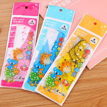 Creative Cartoon Set Ruler Learning Stationery Bespoke students Four sets of giraffe drawing ruler direct sale