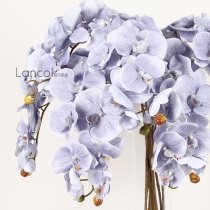 Lancol European style flower Chinese oil painting lavender butterfly orchid living room model room decoration flower fake flower