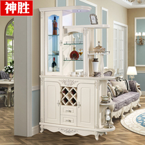 Living room European-style porch cabinet partition cabinet shoe cabinet wine cabinet Hall cabinet door decoration cabinet entrance screen partition cabinet