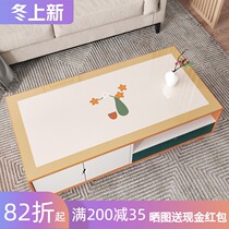 Japanese tea table mat pvc waterproof and oil-proof non-washing living room household rectangular tea table cloth net red table cloth