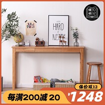 Support custom-made modern simple cherry wood Nordic porch supply table several solid wood for Taiwan new Chinese table table