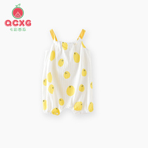 Newborn baby conjoined woman first born son Pure cotton Summer Harvest mens baby Summer clothing thin clothes Clothing Harness