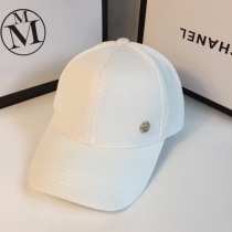 2021 summer new hat female Joker sun shade baseball cap breathable grid fashion cap Sun Cap