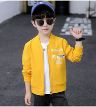 Boys spring and autumn coats big boys Korean version of baseball uniforms boys foreign style jackets sports handsome casual tops trendy boys