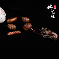Natural whole set of red buffalo corner accessories pendant King Kong Star moon Bodhi Buddha Pearl suit DIY accessories