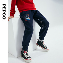 Piggy Banna childrens clothing boys sports pants 2021 autumn models for childrens casual pants childrens bunk feet trousers Joker