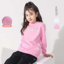 Ballabala girls necropolis plus suede 2021 winter dress new childrens clothes sports casual 203421121001