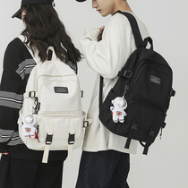 School Bag Boys Junior High School Junior High Capacity Wins Fashion College Students Casual 100 Hitch High School Backpack Woman Double Shoulder Bag