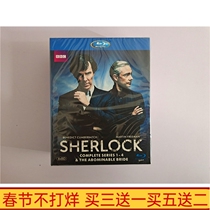 BD Blu-ray Detective Sherlock New Sherlock Holmes 1-4 Season Complete Blu-ray Disc BBC Drama Movie Boxed