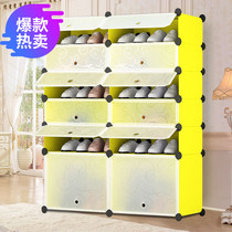 High quality dust-proof shoe rack multi-layer assembly simple shoe rack shoe cabinet modern simple economy combination plastic storage cabinet