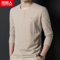 South Pole Chun Autumn season New mens T-shirt with cotton long sleeve blouses cotton Leisure Compassionate Thin style Trending Undershirt