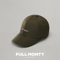 FULL MONTY olive hat cotton breathable waterproof baseball cap solid color versatile casual mens cap