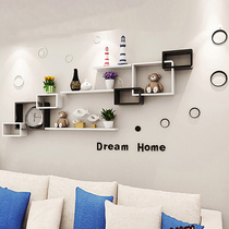 Wall shelf living room TV background wall cabinet wall partition room Film and Television Wall bedroom wall wall decoration frame