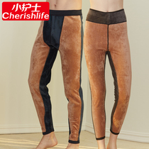 Little nurse warm pants men plus velvet padded big knee pads to heat carbon women leggings hot pants plus size