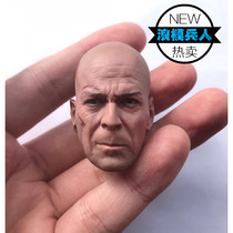 1 6 Head Carved Tiger Gentians Ultimate Detective Die Hard Bruce Willis Old Bub (Batch)