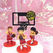 Cake ornaments slam dunk master liukawa maple basketball theme cartoon Q version Doll Boy birthday cake decoration