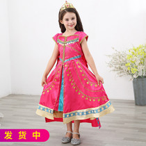 Foreign trade girl Aladdin Divine Light Jasmine princess Liandress Girl clothing ten thousand Christmas The Beatles cosplay costumes