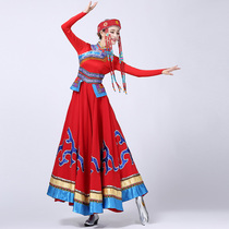 Mongolian costumes female adults new modern ethnic style geese chopsticks dance Mongolian dance costumes costumes