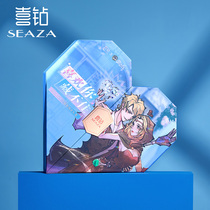 Hi diamond temperament necklace fashion pendant tide clavicle chain NetEase werewolf kill joint gift box Tanabata gift