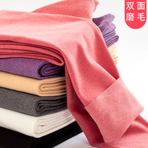 No trace warm pants womens high waisted autumn and winter size de Rong spring and autumn self-heating women plus velvet bottoming trousers women wear