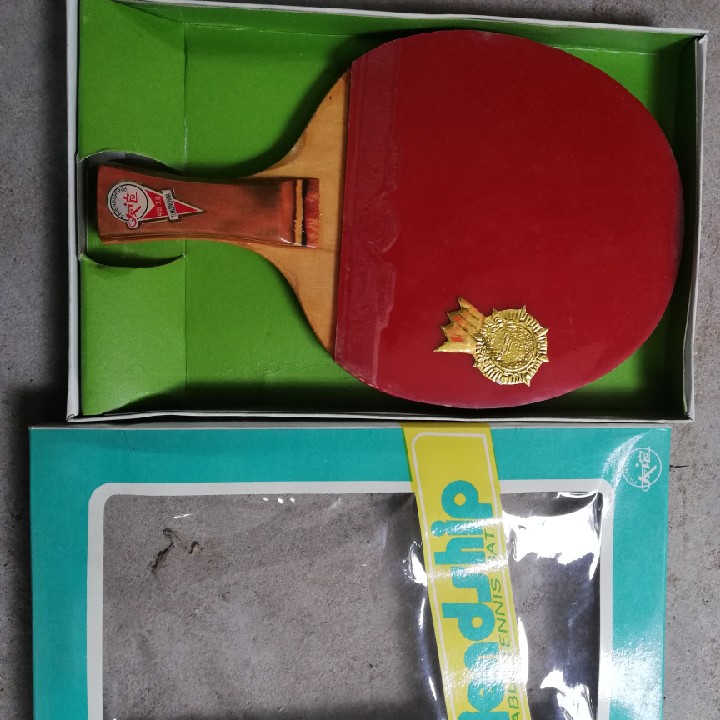 Old Friendship Table Tennis Racket of the Last Century, Straight Straight, Seven Layers