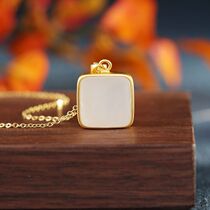 Xissu S 925 silver inlaid and Tian Yuyu Personality Quadri Limited Ms. Clock Chain Pending Chain