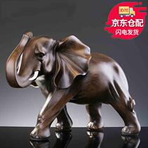 Zhongqi elephant ornaments A pair of Ruyi Elephant home ornaments Lucky decorations Living room wine cabinet Entrance TV cabinet