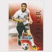 FUTERA Fordra 2010 star card puka striker Robbie Keane Ireland 676 #