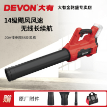 Dayou hair dryer dust collector ash cleaning ash blowing household garden dedicated 20V lithium 4707 power tool