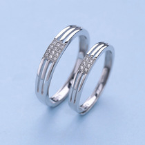 S925 sterling silver each other for men and women to ring fashion explosive silver jewelry ring
