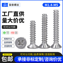 M1 M1 4M2M2 3M2 6M3M4M5 304 6M3M4M5 stainless steel cross countersunk head flat tail self-tapping screw