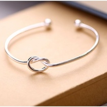 2020 New Tide s925 sterling silver bracelet Korean simple bracelet sterling silver women jewelry Net red ins niche design