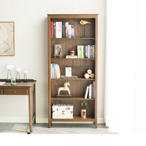 Excellent wood furniture all solid wood rack oak bookcase bookcase bookcase solid wood display stand American simple furniture