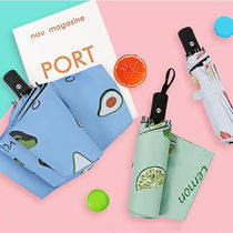 Carrot umbrella folding automatic rain dual-purpose male and female students Korean simple sunshade sunscreen large double