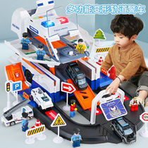 Children Grand Deformation Ambulance Toy Car Park Boy Fire Truck Police Car Track Car Building Suit