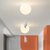 Hallway Aisle Chandeliers Net Red burst Genguan Light Entrance Lamp Minimalist modern single head Nordic light and luxurious small chandeliers