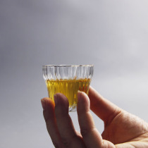 Japan-style heat resistant glass hammered wine drinking cup sketch Phnom Penh small tea cup personal cup small wine glass masters cup tea art accessories