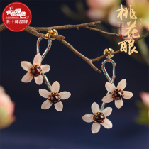 Phoenix Nirvana earrings female long temperament summer fresh earrings fairy flowers Chinese style antique earrings