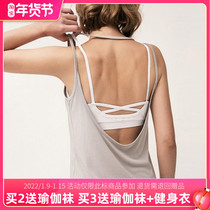 Sports vest women running fitness sling quick-drying beauty back sexy outside wearing yoga clothes shirt shirt sleeveless spring and summer