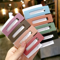 Hairclip women Korean ins Net red rainbow color bbclip edge clip hairpin girl cute broken hair bangs clip headdress