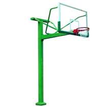 Buried mobile adult outdoor square tube basketball frame shelf tempered glass rebounds Changsha outdoor basketball stand