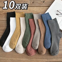 Socks women stockings stockings ins tide Japanese series stockings black high-waisted long tube Spring and Autumn Winter cotton socks