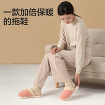 Diverse House Cotton Slippers Women New Autumn Winter Cute Couples Home Non-slip Thick Bottom Warm Moon Slippers Male