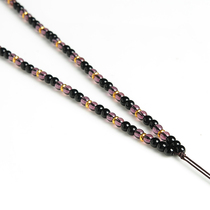 Hand woven Frosted glass beads Necklace Lanyard High-grade accessories DIY jewelry Jade crystal jewelry pendant rope