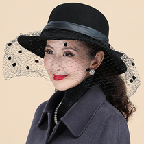 Middle-aged and elderly hat lady mother-in-law Autumn and winter wool basin hat old man grandmother old lady winter hat tide
